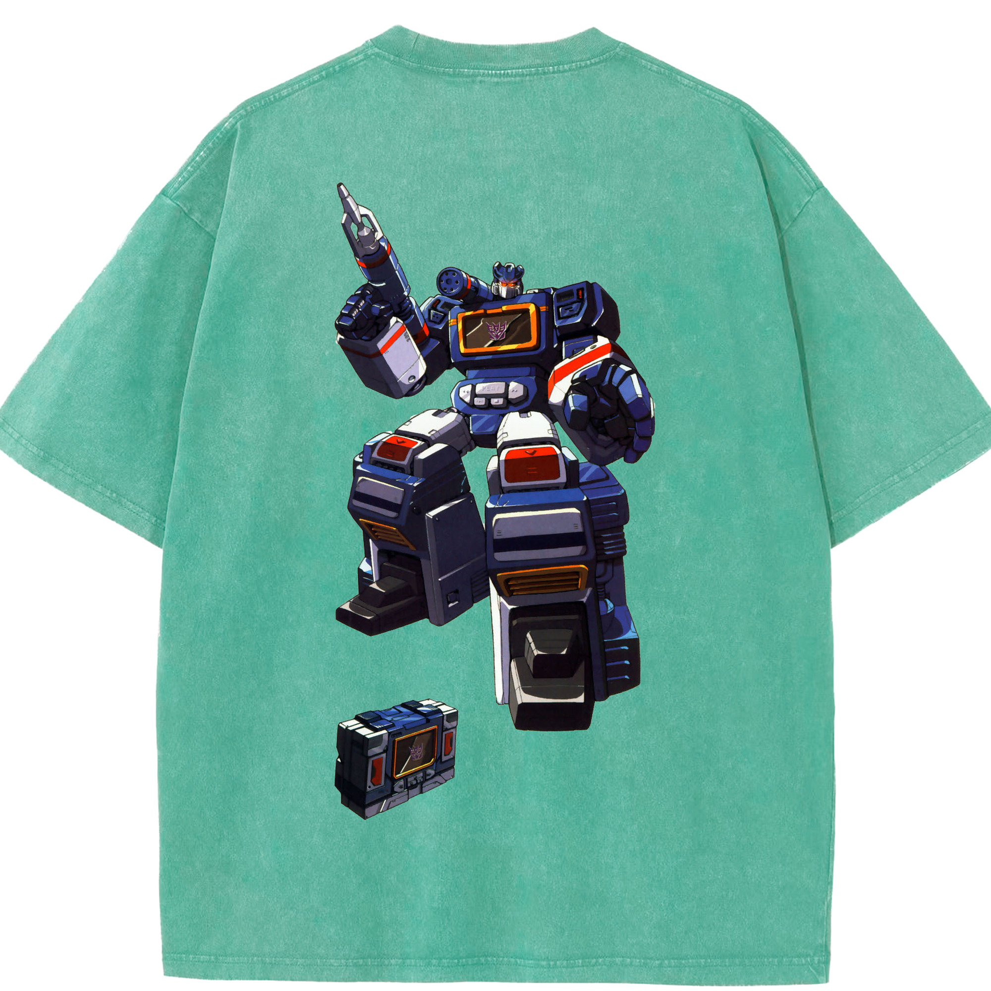 （画像用）  綿100% ヴィンテージ風 半袖Tシャツ（背面プリント）